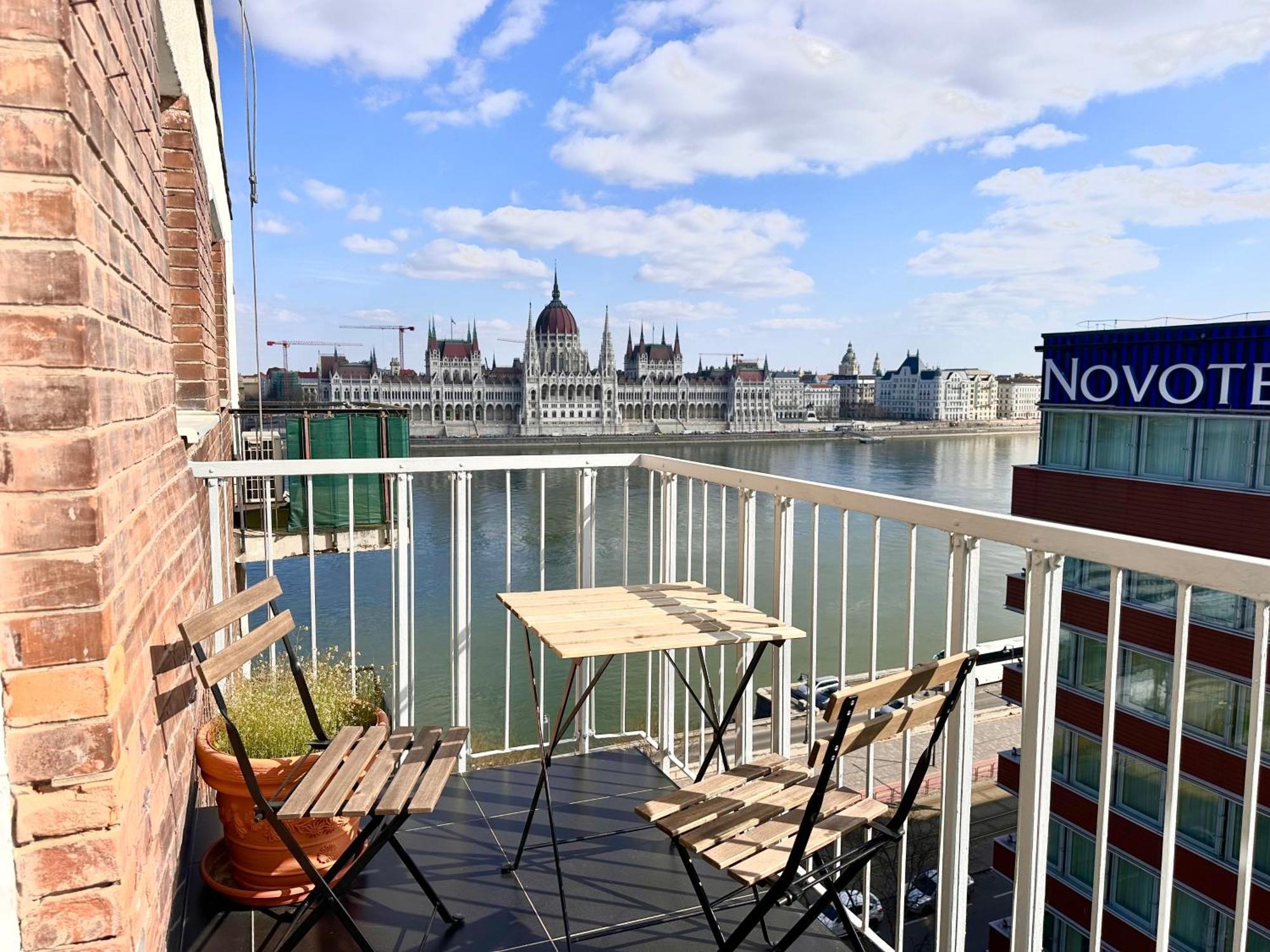 Riverside Luxury Panorama Home - Smarttv, Fastwifi Boedapest Buitenkant foto